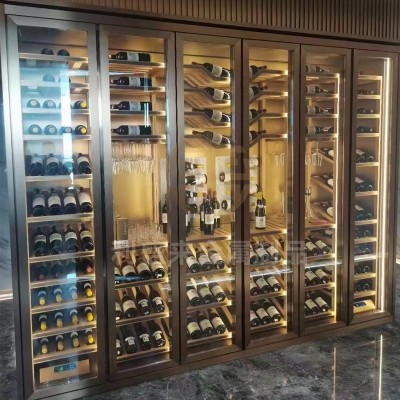 不锈钢酒柜恒温红酒柜常温白酒柜餐厅酒吧酒庄葡萄酒柜恒湿雪茄柜图3