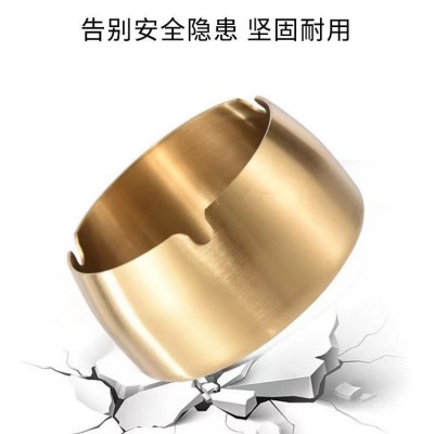 潮流新中式不锈钢防风烟灰缸 酒店家用网吧餐厅多款可选礼品logo