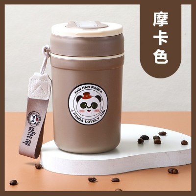 创意高颜值不锈钢保温杯小巧便携双层隔热直饮杯上班族随手咖啡杯图4
