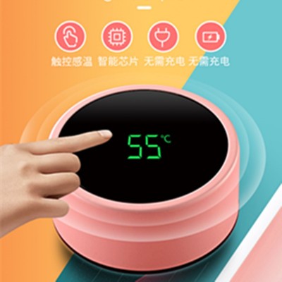 智能温度保温杯新款304温度感应杯 LED灯温度显示水杯商务礼品图2