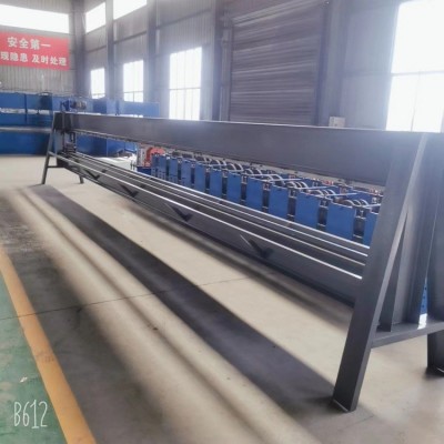 百隆机械六米合缝机不锈钢钢管合缝机 卷帘门配套设备图2