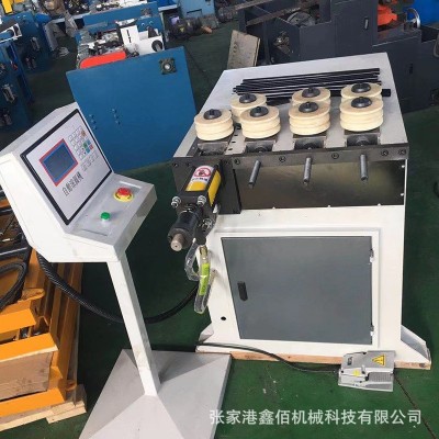 七轮不锈钢连续式铝型材滚圆机 精密金属钢管滚圆机 钢管滚圆机图2