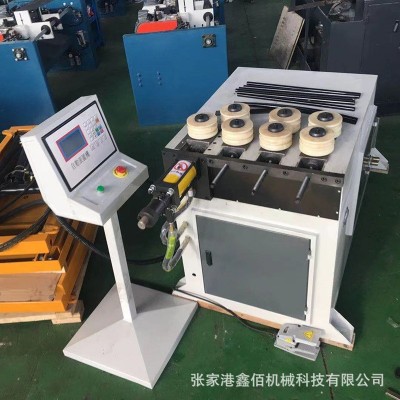 七轮不锈钢连续式铝型材滚圆机 精密金属钢管滚圆机 钢管滚圆机图4