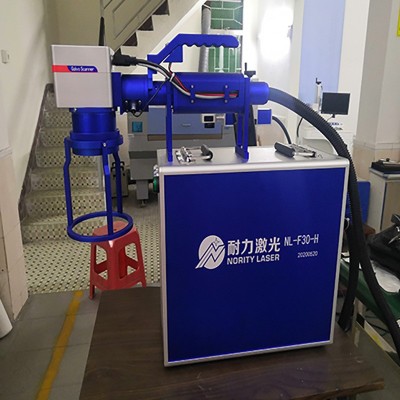 手持式打标机移动便携式刻字机汽车轮毂锌合金制品激光镭射机图2