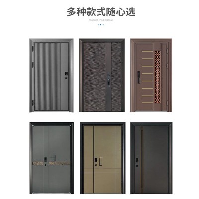 304不锈钢门 商品楼韩式门 甲级通风门中门 简约家用防盗门入户门图5