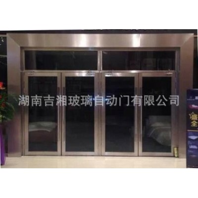 长沙自动门 电动电动地弹簧门 钢化玻璃门 铝合金不锈钢玻璃门