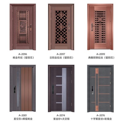 佛山不锈钢防盗门批发家用防盗韩式入户门别墅304不锈钢入户门图3