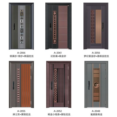 佛山不锈钢防盗门批发家用防盗韩式入户门别墅304不锈钢入户门图4
