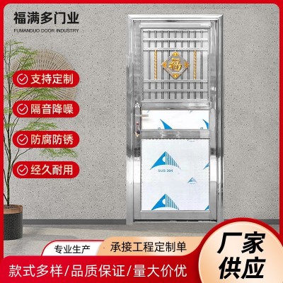 不锈钢简易门出租屋入户学校宿舍简易门201不锈钢门自建房防盗门图3