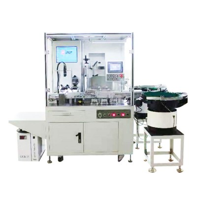CCD视觉定位光纤激光打标机金属全自动化流水线激光雕刻机刻字机