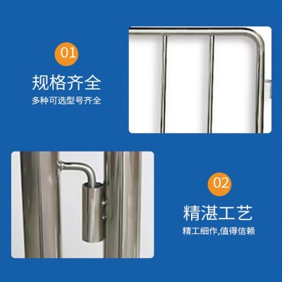 不锈钢铁马护栏移动临时围栏道路活动围栏地铁隔离栏商场 隔离铁马图2