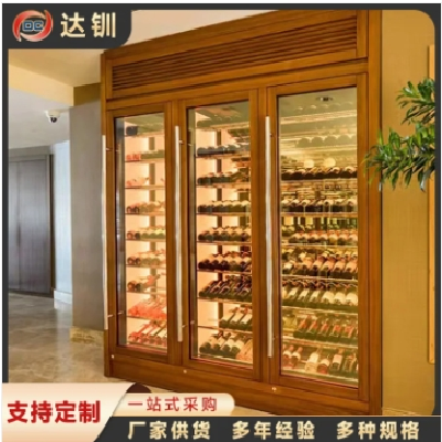 陈列红酒装饰展示架 不锈钢酒柜恒温家用金属酒架 来图定制图2
