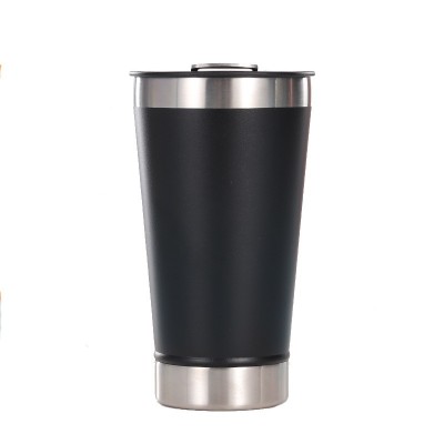 厂家直供20oz啤酒杯304不锈钢啤酒杯带开瓶器喷塑创意巴西啤酒杯图5