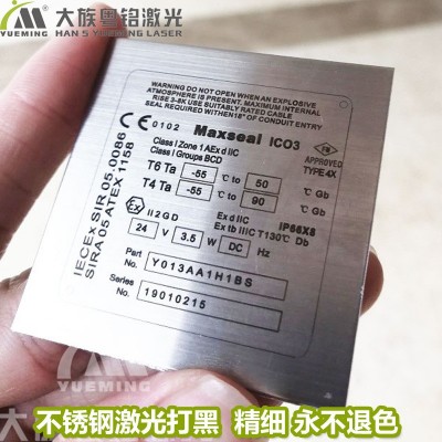 狗牌金属牌不锈钢牌激光刻字机激光标记机钥匙扣大族激光打标机图4