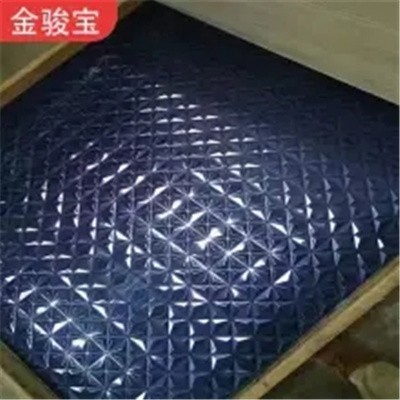 304不锈钢板材彩色板 小米粒扁豆纹菱形加工花纹板背景墙定制图5