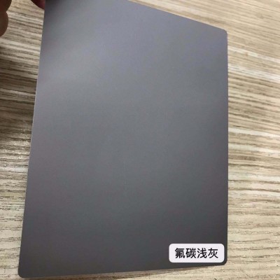 氟碳漆深浅灰色黑钛镜面拉丝喷砂乱纹灰钛彩色金属装饰不锈钢板图4