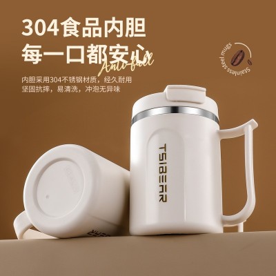 304不锈钢马克杯办公室上班族ins高颜值咖啡杯家用大容量饮水杯图4
