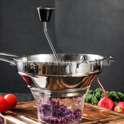 压土豆泥器 土豆压不锈钢压薯器 烘焙捣碎器宝宝辅食厨房工具创意图4