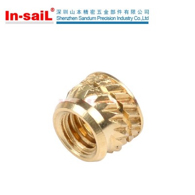 厂家直销公制英制铜嵌件IUB-M3-1 IUB-440-1热熔滚花螺母量大优惠图4