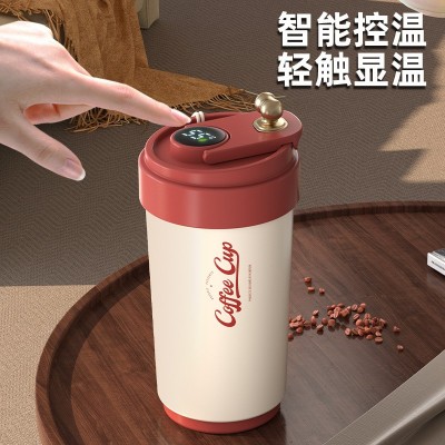 礼品内喷陶咖啡杯保温 316不锈钢水杯便携智能随手杯无印刷可刻字图4