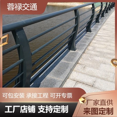 不锈钢复合管护栏来图制作河道景观隔离护栏桥梁道路不锈钢防护栏图2