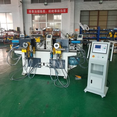 38双弯不转角弯管机 圆管方管全自动双头弯曲加工设备供应双弯机图5