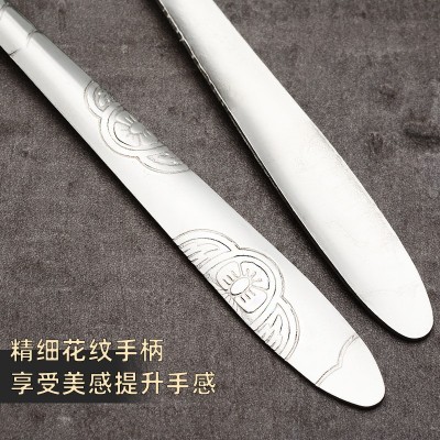 长柄勺餐具沙拉叉子甜品平勺汤勺卡通 西瓜勺 不锈钢勺子不锈钢叉图3