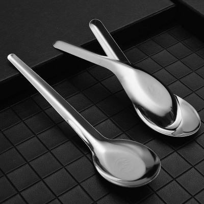新款不锈钢勺子家用勺子大号调羹儿童匙不锈钢甜品勺子西瓜勺图1