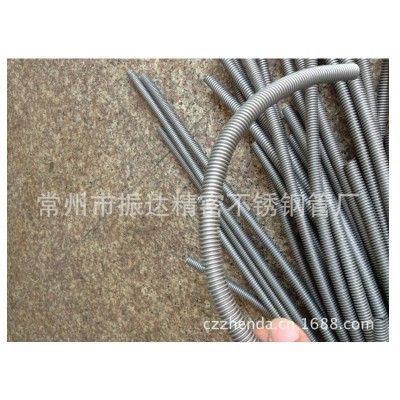 厂家直销304 316L不锈钢螺旋波纹管虹吸管 双壁加厚螺旋波纹软管
