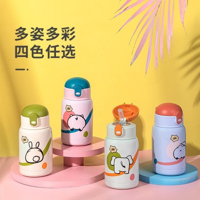 学生杯子批发儿童壶儿童水杯便携可爱卡通儿童保温杯不锈钢316
