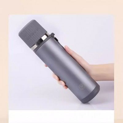 316不锈钢快速杯盖降温保温杯 智能降温底部储物盒亲情礼品批发图2