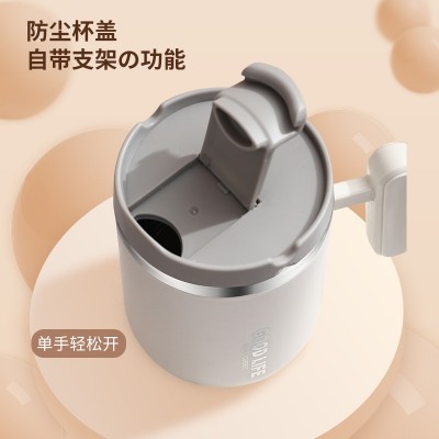 厂家直供 304不锈钢马克杯创意成人支架随手杯防烫马克杯跨境礼品图3