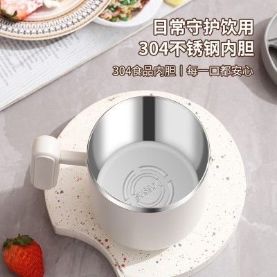 厂家直供 304不锈钢马克杯创意成人支架随手杯防烫马克杯跨境礼品图2