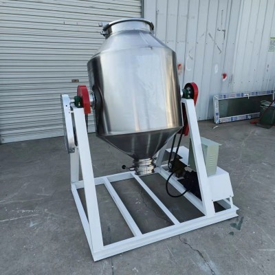 304不锈钢鼓式搅拌机固体药材粉末化工原料混合机医药粉 末混料机图3