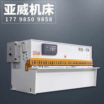 亚威机床2.5米摆式数控剪板机6x2500液压剪板机工作效率高图2