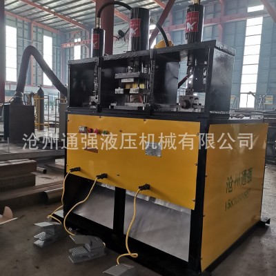 厂家批发不锈钢圆管冲孔机 方管钢管打孔机 液压多工位图4