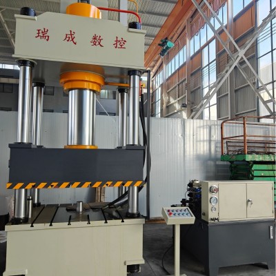 400T三梁四柱液压机不锈钢成型液压机钢木门油压机锚杆托盘压力机图1
