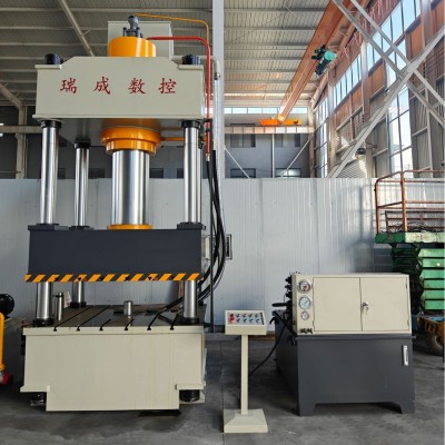 400T三梁四柱液压机不锈钢成型液压机钢木门油压机锚杆托盘压力机图4