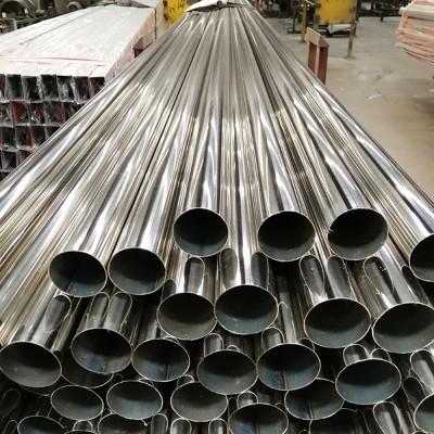 佛山304不锈钢装饰管亮面加厚不锈钢管挂衣杆 201不锈钢圆管加工图2