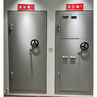工业钢制抗爆门泄露门 化工厂平开不锈钢防爆门 手轮锁 开启简便图5
