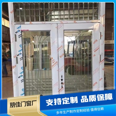 304不锈钢防火门 办公室家用入户镀锌防盗门 住宅小区进户门 朋佳图3