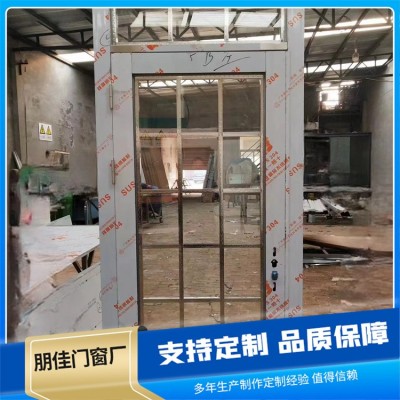 304不锈钢防火门 办公室家用入户镀锌防盗门 住宅小区进户门 朋佳图5