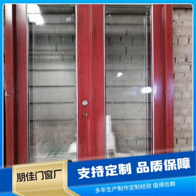 不锈钢玻璃防火门 商场通道门 住宅小区进户门 有效阻燃隔热 朋佳图2