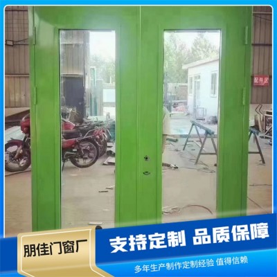 不锈钢玻璃防火门 商场通道门 住宅小区进户门 有效阻燃隔热 朋佳图4