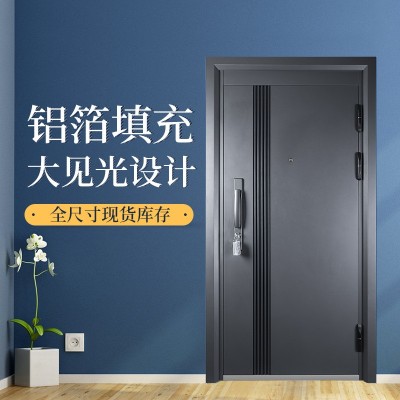 厂家直供 现货不锈钢进户门卧室防火防盗门学校宿舍安全门可批发图2