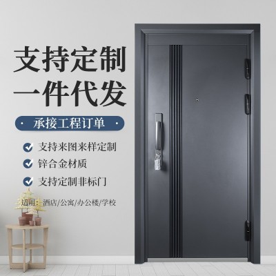 厂家直供 现货不锈钢进户门卧室防火防盗门学校宿舍安全门可批发图3