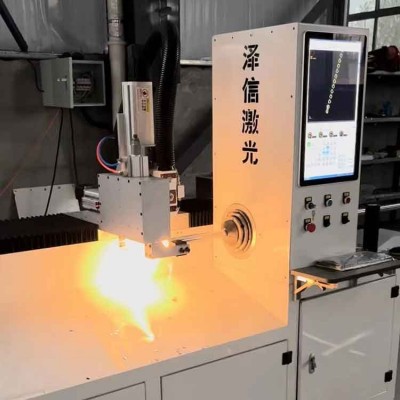 泽信 不锈钢激光切管机 激光全自动金属光纤管材切割机图1