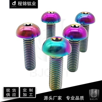 源头工厂 现货 Gr5 TC4 钛内梅花螺栓 钛合金梅花螺丝 钛合金螺丝图4
