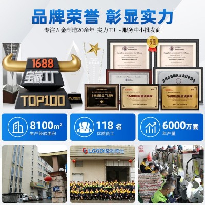 厂家直销现代简约铝合金门把手美式黑色鞋柜衣柜橱柜加长柜门拉手图4