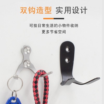 迪尼特不锈钢U型单钩 加厚J型单钩 门后衣勾壁挂钩五金 配件单勾图4